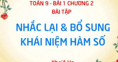 Bài tập về Hàm số, đồ thị hàm số, hàm số đồng biến, nghịch biến cơ bản - Toán 9 bài 1